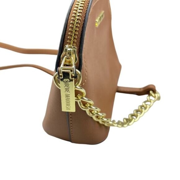 STEVE MADDEN Brown Leatherette Crossbody - Picture 7 of 9